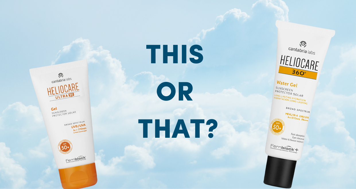 The Difference Between Heliocare Ultra 90 and Heliocare 360 Water Gel: Which One is Right for You?