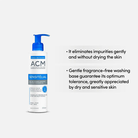 ACM Sensitelial Ultra Rich Cleansing Gel 200 ml