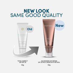 Exuviance Professional Total Correct Day SPF 30 50g / Age Reverse Day Repair SPF 30 Face Cream with Retinol 50g