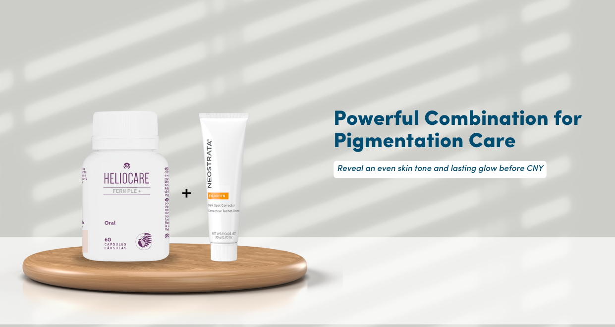 Reveal an even skin tone and lasting glow before CNY