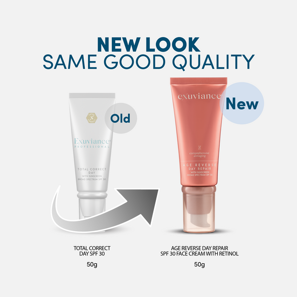 Exuviance Professional Total Correct Day SPF 30 50g / Age Reverse Day Repair SPF 30 Face Cream with Retinol 50g