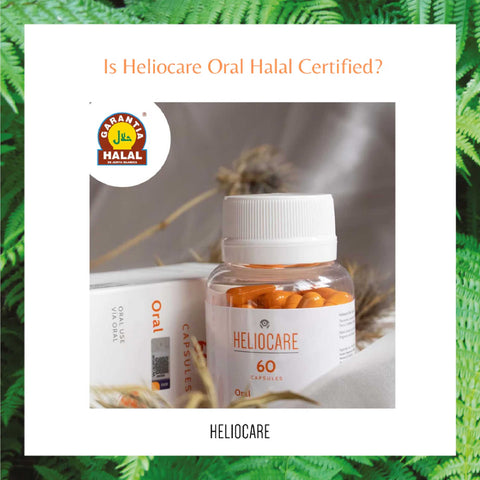 Heliocare Oral Capsules, Sun Protection, Oral Sunblock, Halal Certified