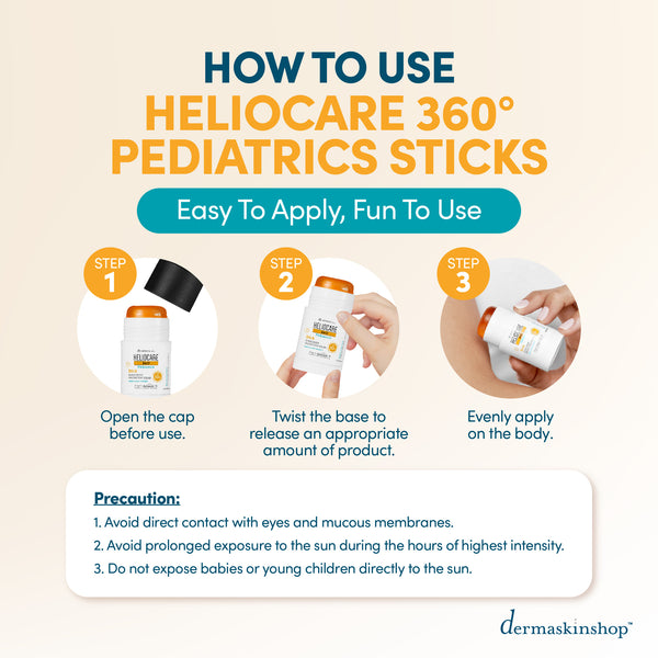 Heliocare 360 Pediatrics, Heliocare, Sunscreen, Sunblock, Kid Sunscreen, SPF50+, Fernblock