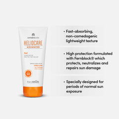 Heliocare Advanced Gel, Sun Protection, Topical Sunscreen