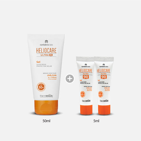 Heliocare Ultra 90 Gel SPF50+| 50ml Extra 10ml