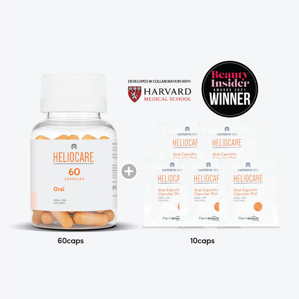 Heliocare Oral Capsules | 60caps Free 10Caps