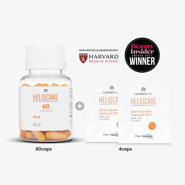 Heliocare Oral Capsules | 60caps Free 4Caps