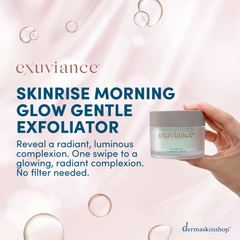 Exuviance Professional Bionic Tonic, SkinRise Morning Glow Gentle Exfoliator 36Pads